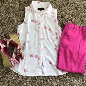 Banana Republic Petite XS Collared Tank